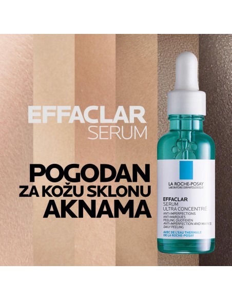 La Roche-Posay Effaclar Serum Dnevni piling protiv nepravilnosti za kožu sklonu aknama La Roche-Posay Effaclar Serum Dnevni piling protiv nepravilnosti za kožu sklonu aknama