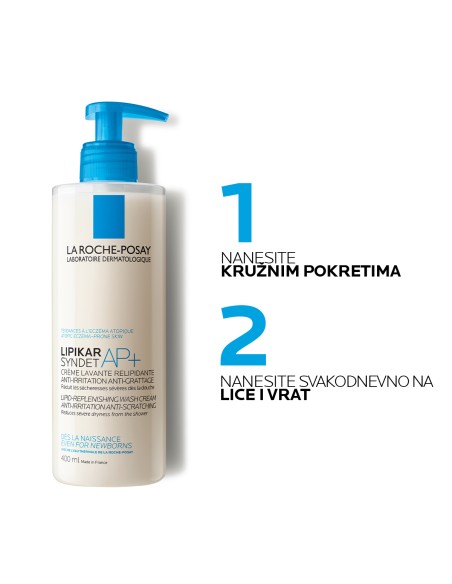 La Roche-Posay Lipikar Syndet Kremasti gel za tuširanje obogaćeno lipidima protiv nadraženosti i svrbeža La Roche-Posay Lipikar Syndet Kremasti gel za tuširanje obogaćeno lipidima protiv nadraženosti i svrbeža
