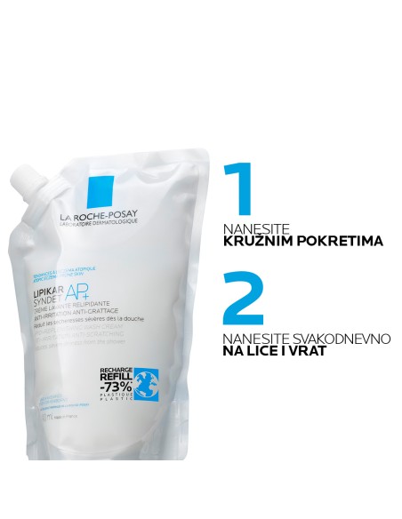 La Roche-Posay Lipikar Syndet Kremasti gel za tuširanje obogaćeno lipidima protiv nadraženosti i svrbeža REFILL La Roche-Posay Lipikar Syndet Kremasti gel za tuširanje obogaćeno lipidima protiv nadraženosti i svrbeža REFILL