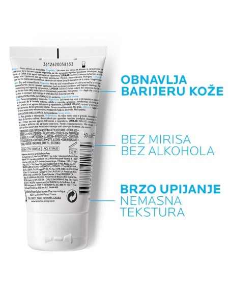 La Roche-Posay Lipikar Xerand Krema za obnovu suhe i nadražene kože ruku La Roche-Posay Lipikar Xerand Krema za obnovu suhe i nadražene kože ruku