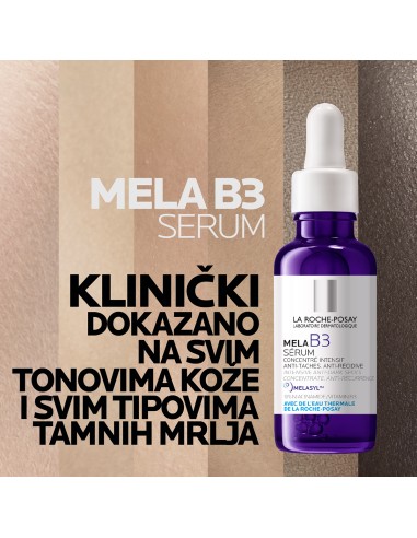 La Roche-Posay Mela B3  SERUM Intenzivni koncentrat protiv tamnih mrlja  i njihovog ponovnog pojavljivanja La Roche-Posay Mela B3  SERUM Intenzivni koncentrat protiv tamnih mrlja  i njihovog ponovnog pojavljivanja