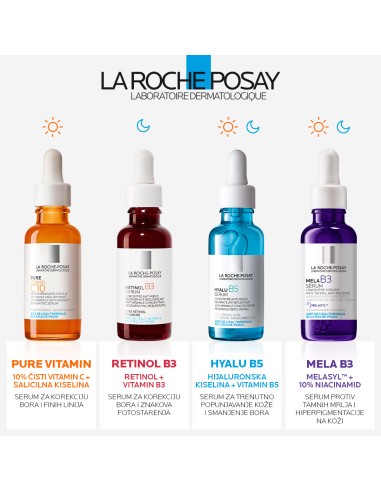 La Roche-Posay Mela B3  SERUM Intenzivni koncentrat protiv tamnih mrlja  i njihovog ponovnog pojavljivanja La Roche-Posay Mela B3  SERUM Intenzivni koncentrat protiv tamnih mrlja  i njihovog ponovnog pojavljivanja