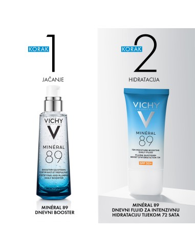 Vichy Mineral 89 Dnevni fluid za intenzivnu hidrataciju tijekom 72 sata Vichy Mineral 89 Dnevni fluid za intenzivnu hidrataciju tijekom 72 sata