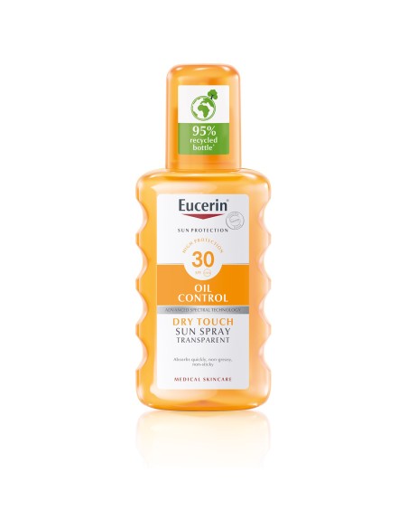 Eucerin Oil Control Transparent sprej za zaštitu od sunca SPF 30 63915 Eucerin Oil Control Transparent sprej za zaštitu od sunca SPF 30 63915