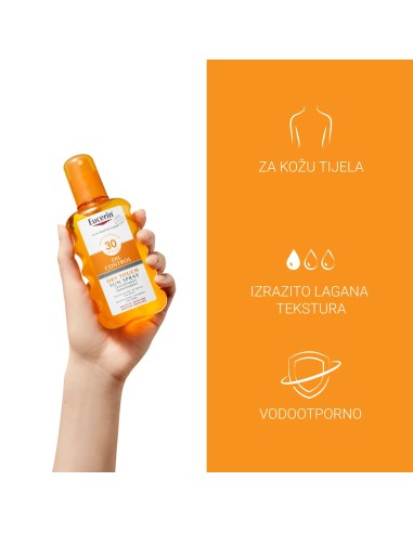 Eucerin Oil Control Transparent sprej za zaštitu od sunca SPF 30 63915 Eucerin Oil Control Transparent sprej za zaštitu od sunca SPF 30 63915