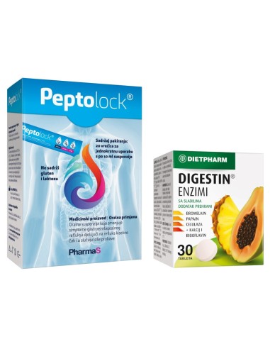PharmaS Peptolock vrećice + POKLON Digestin enzimi