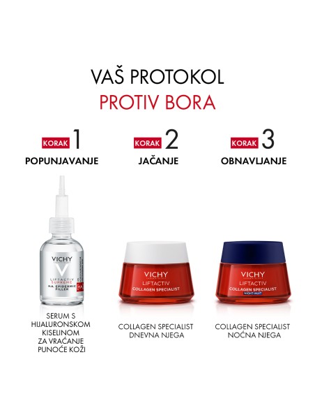 Vichy Liftactiv Collagen Specialist Noćna njega 15 ml POKLON uz Liftactiv iznad 45€