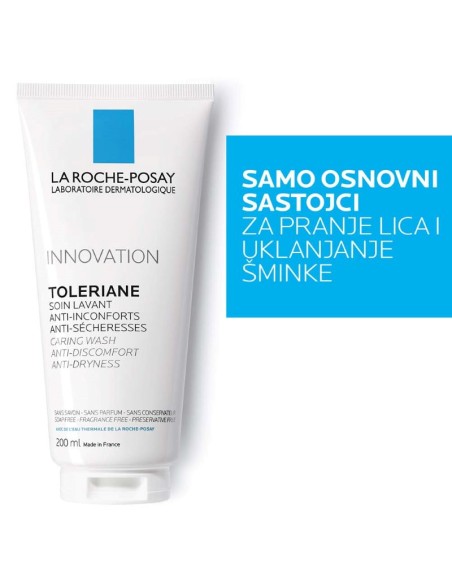 La Roche-Posay TOLERIANE Njegujući gel za čišćenje lica protiv suhoće i osjećaja neugode