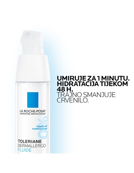La Roche-Posay TOLERIANE DERMALLERGO Lagani hidratantni fluid za netolerantnu kožu sklonu alergijama