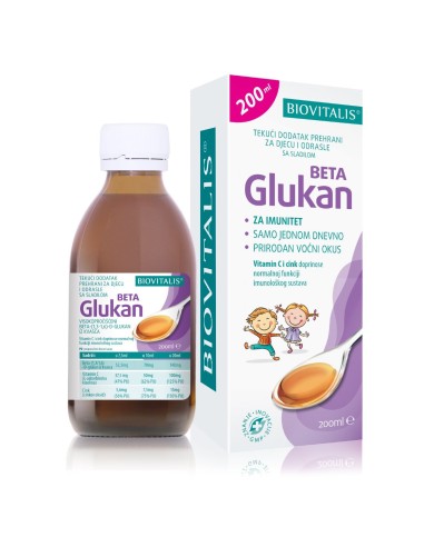 Biovitalis Beta Glukan tekući dodatak prehrani