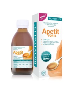 Biovitalis Apetit Forte tekući dodatak prehrani