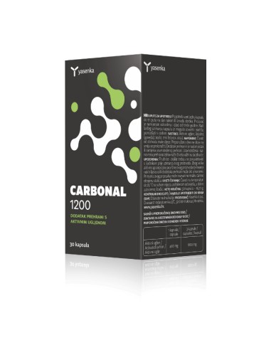 Yasenka Carbonal 1200 aktivni ugljen kapsule