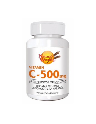 Natural Wealth Vitamin C 500 tablete za žvakanje