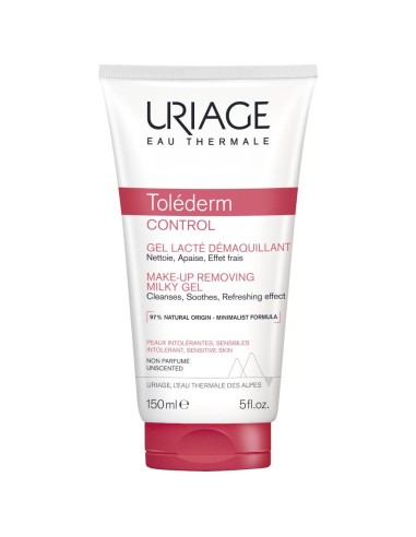 Uriage Tolederm Control mliječni gel za skidanje šminke