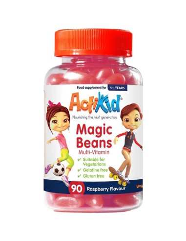 ActiKid Magic Beans Multi-Vitamin malina