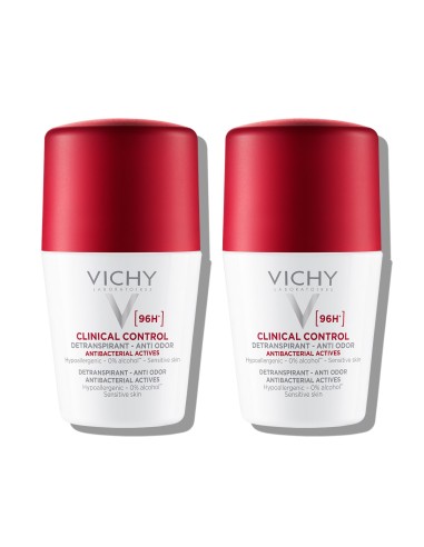 Vichy Deo-Duo paket - Roll-on CLINICAL CONTROL dezodorans, testiran za kontrolu prekomjernog znojenja do 96h