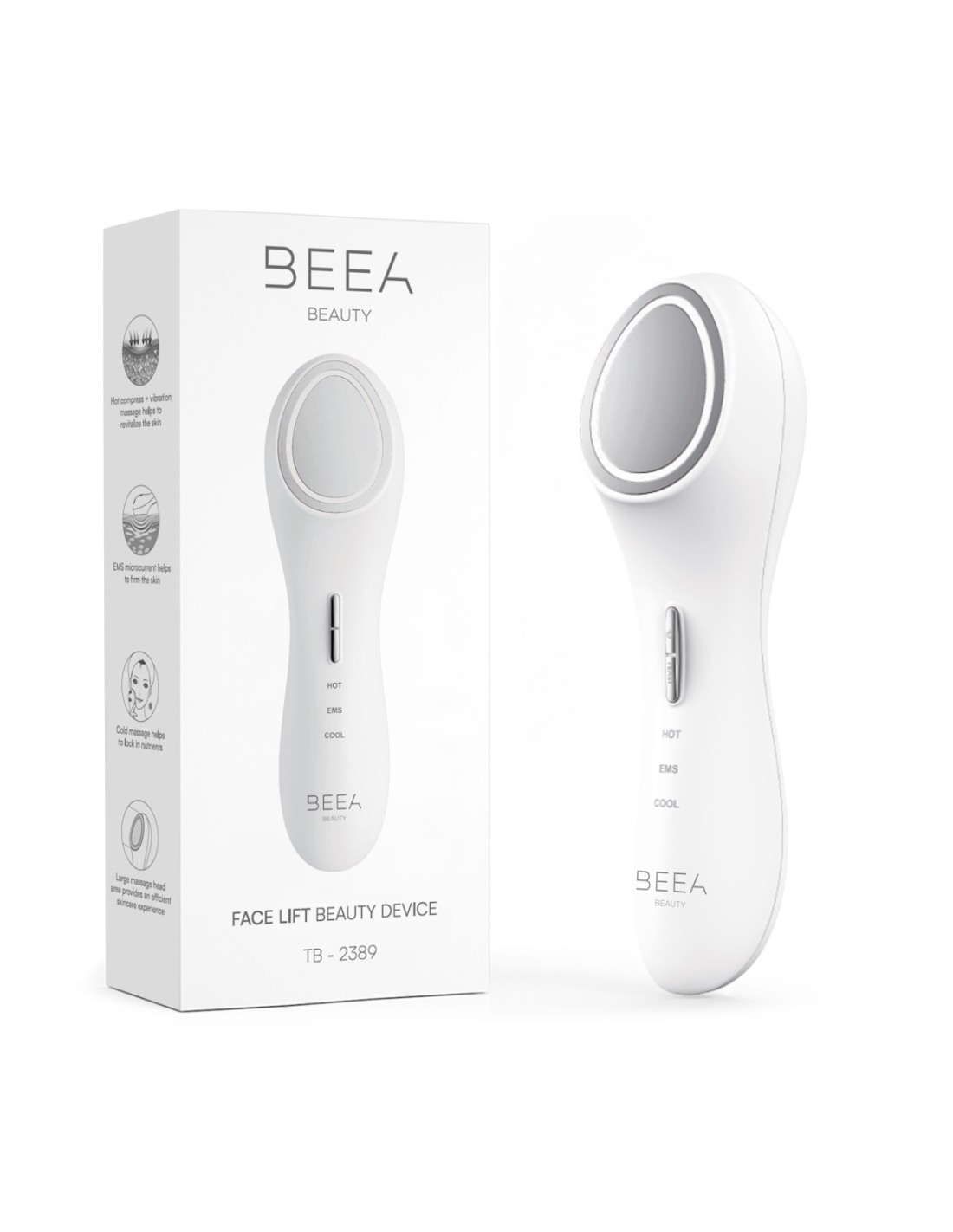 Beea Skin Face Lift uređaj za lice EMS, Hot & Cool