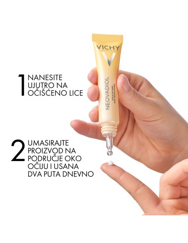 Vichy Neovadiol Eyes & Lips Multikorektivna njega za kožu u menopauzi i postmenopauzi za područje oko očiju i usana Vichy Neovadiol Eyes & Lips Multikorektivna njega za kožu u menopauzi i postmenopauzi za područje oko očiju i usana