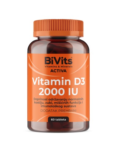 Abela BiVits Activa Vitamin D 2000 IU tablete