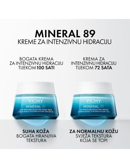 Vichy Mineral 89 Krema za intenzivnu hidraciju za sve tipove kože Vichy Mineral 89 Krema za intenzivnu hidraciju za sve tipove kože