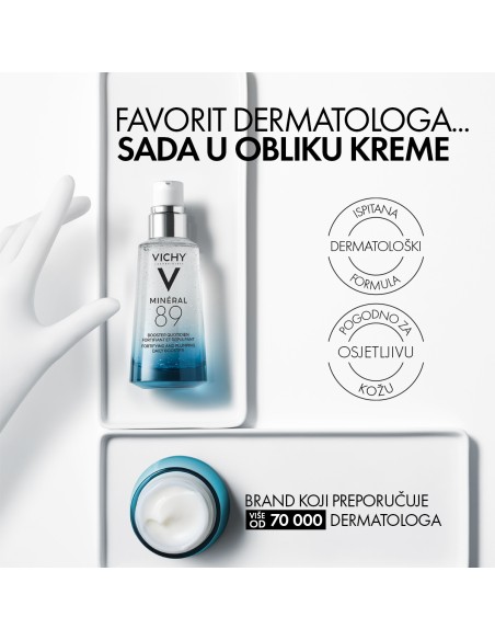 Vichy Mineral 89 Bogata krema za intenzivnu hidraciju suhe do vrlo suhe kože