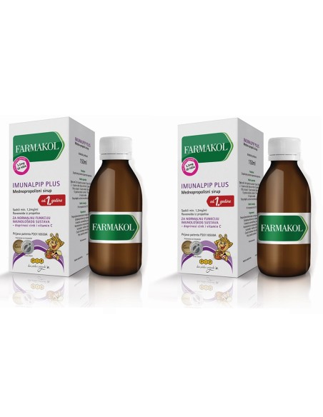 Pip Farmakol Imunalpip Plus Sirup 1+1 Promo pakiranje Pip Farmakol Imunalpip Plus Sirup 1+1 Promo pakiranje