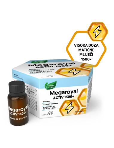 Zona Vital Megaroyal Activ 1500+ ampule