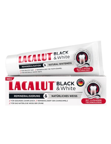 Lacalut black & white zubna pasta