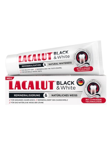 Lacalut Zubna pasta Black & White