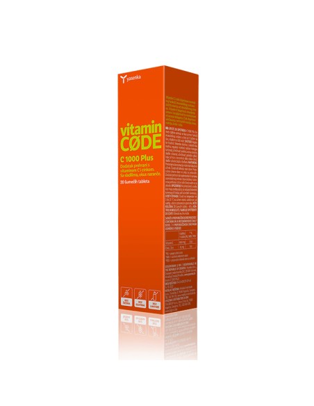 Yasenka Vitamin Code imuno C 1000 Plus šumeće tablete Yasenka Vitamin Code imuno C 1000 Plus šumeće tablete