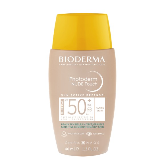 Bioderma Photoderm Nude Touch tonirana krema SPF 50+ svijetla nijansa