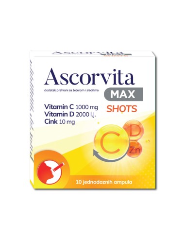 Ascorvita Max shots ampule