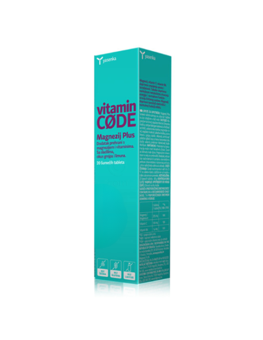 Yasenka Vitamin Code Magnezij Plus šumeće tablete