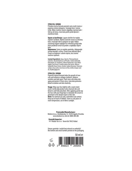 Biofarm Beauty Lab Stem Cell serum Biofarm Beauty Lab Stem Cell serum