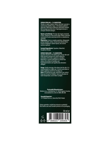 Biofarm Beauty Lab Anti-age Serum Squalane + 1% Bakuchiol