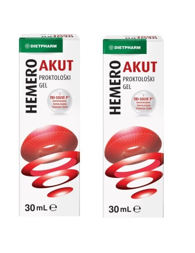 Dietpharm Hemero Akut proktološki gel 1+1 PROMO