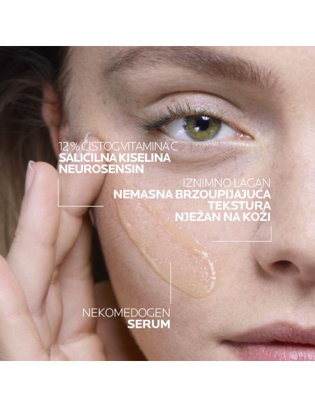 La Roche-Posay Pure Vitamin C12 Serum protiv bora za vraćanje sjaja La Roche-Posay Pure Vitamin C12 Serum protiv bora za vraćanje sjaja