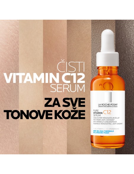 La Roche-Posay Pure Vitamin C12 Serum protiv bora za vraćanje sjaja