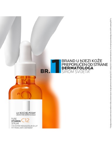 La Roche-Posay Pure Vitamin C12 Serum protiv bora za vraćanje sjaja