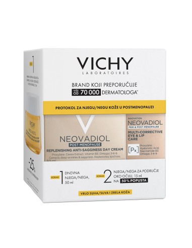 Vichy Neovadiol protokol za njegu vrlo suhe i zrele kože u postmenopauzi Promo pakiranje