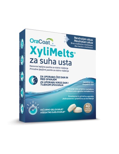 XyliMelts pastile za suha usta - neutralan okus