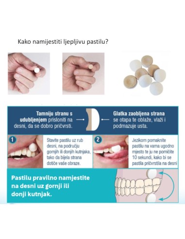 XyliMelts pastile za suha usta - okus nježne mente