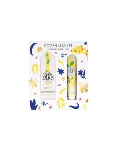 Roger & Gallet Set 2024 Duo Cedrat mirisna vodica + krema za ruke Promo pakiranje