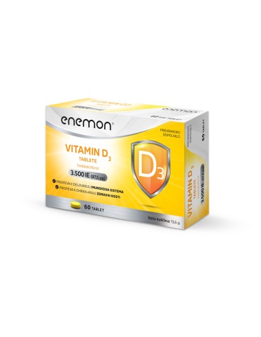 Enemon Vitamin D3 tablete