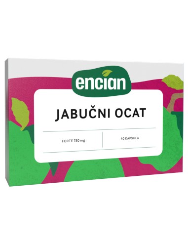 Encian Omega Jabučni ocat forte 750mg kapsule