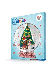 Biorela Choco Multi Kids čokoladice adventski kalendar 20+4 čokoladice gratis 2
