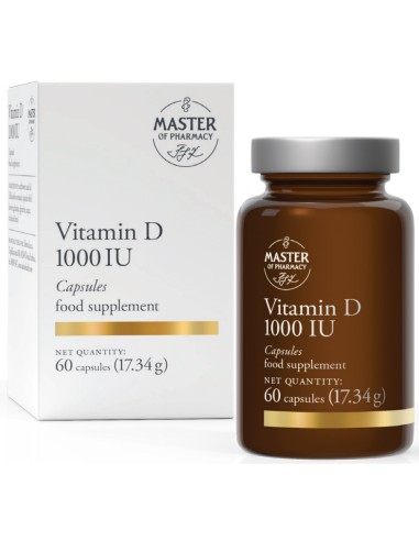 Master of Pharmacy Vitamin D 1000 IU kapsule