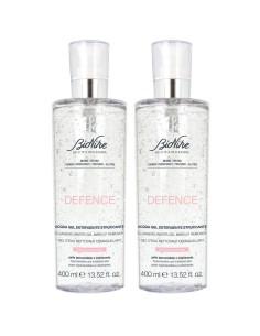 Bionike Defence Esencijalna vodena gelirana otopina (Cleansing water-gel makeup remover) 1+1 Promo pakiranje