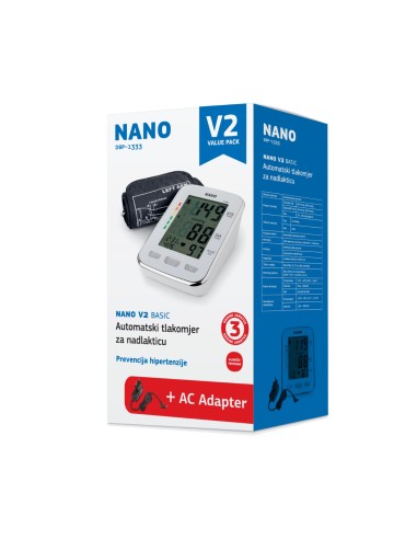 Nano V2 Basic tlakomjer za nadlakticu + adapter
