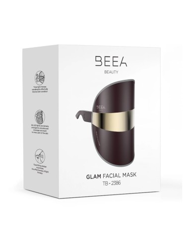 Beea Skin Glam Revive, Maska za lice, LED, kakaosmeđa